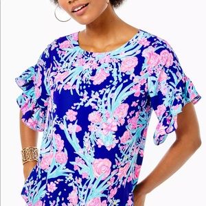 Lilly Pulitzer Women’s Darlah top, size xl